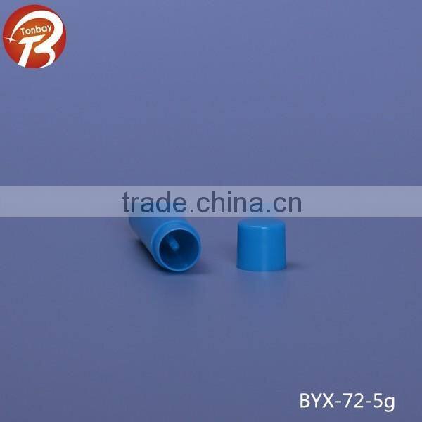 5g empty plastic lip gloss tube, lipstick tube