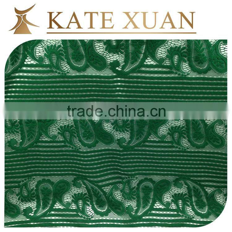 Hollow fashion knitted net lace embroidery fabrics