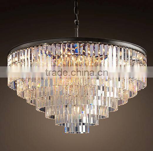 High Quality New Design Luxury Decoration Festival Crystal Chandelier Light Model RT3001-D25