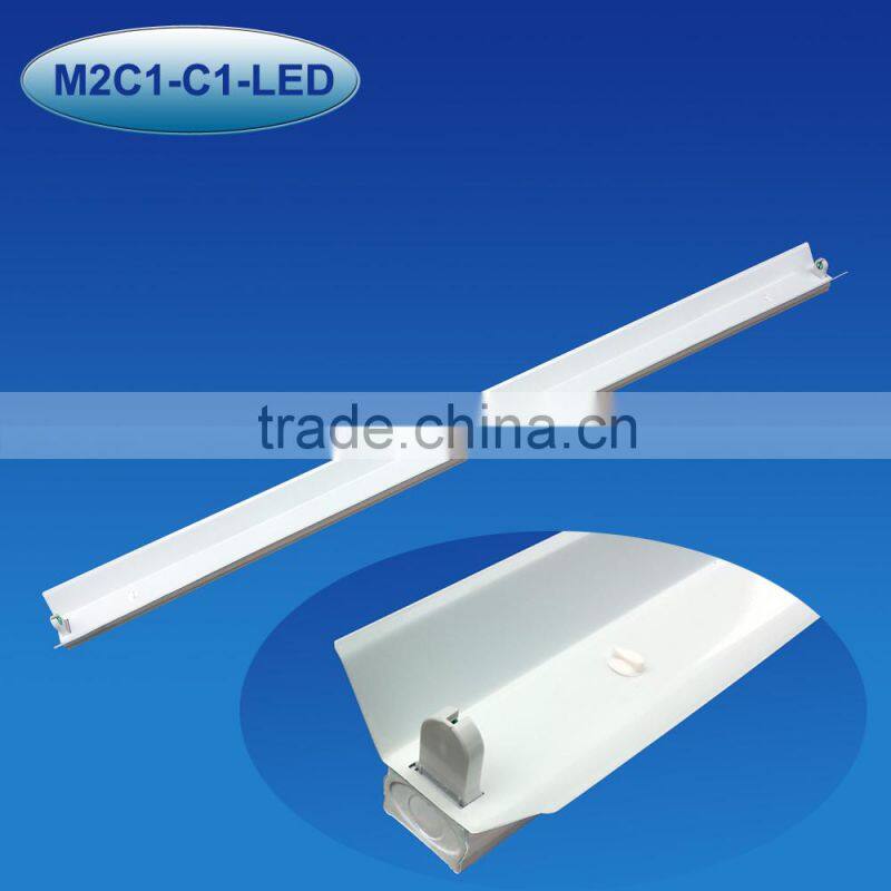 LED lamp fixture 2x600MM, led 2ft double fixture with reflector