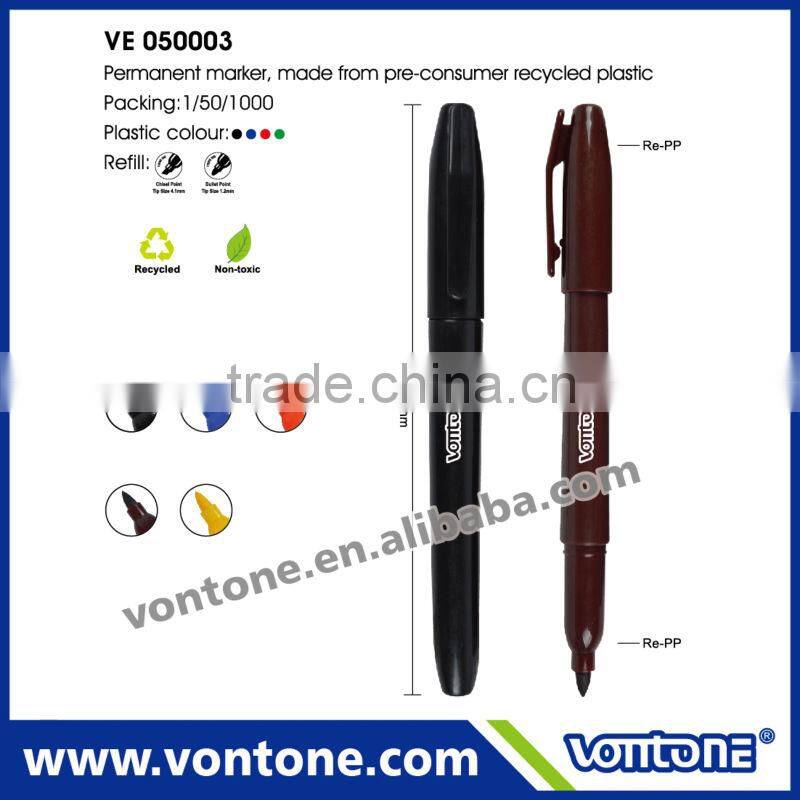 promotional recycled marker re-pp marker Eco permanent marker