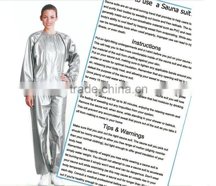 The Neoprene sauna Suit exercise gym suit