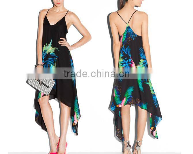 ocean dress spandex bodycon dance wear stretch crepe dress