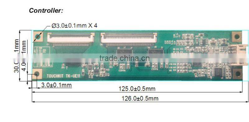 Cheaper 55 Inch USB Projected Capacitive Touch Screen Panel, capacitive touch panel 10 fingers touch