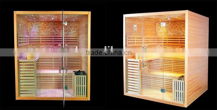 Factory Price Indoor wooden sauna room