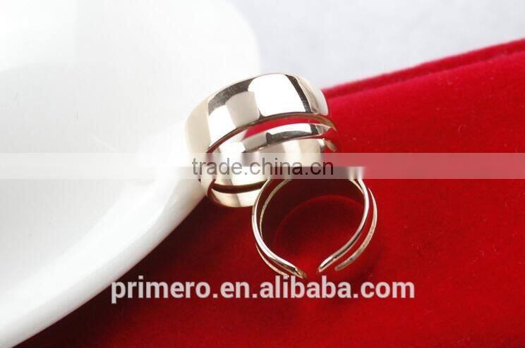 Fashion Style Korean Master's Sun 18K Rose Gold Stainless Steel Ring Jewelry For Women