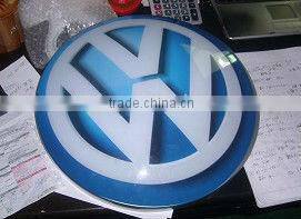 plastic thermoforming car sign,ABS auto sign, vacuum forming plastic auto sign