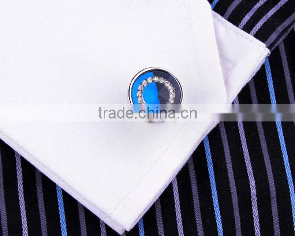 Blue Diamond Cuff Links