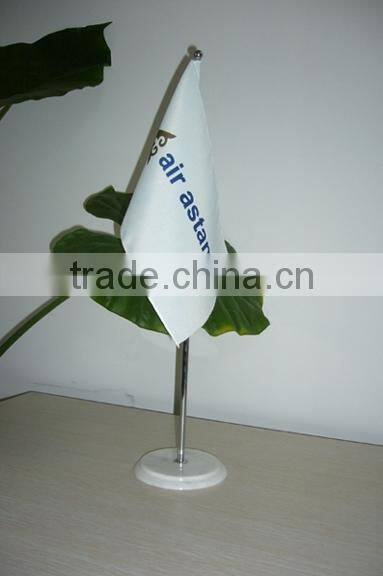 high quality factory directly table top desk stand flag