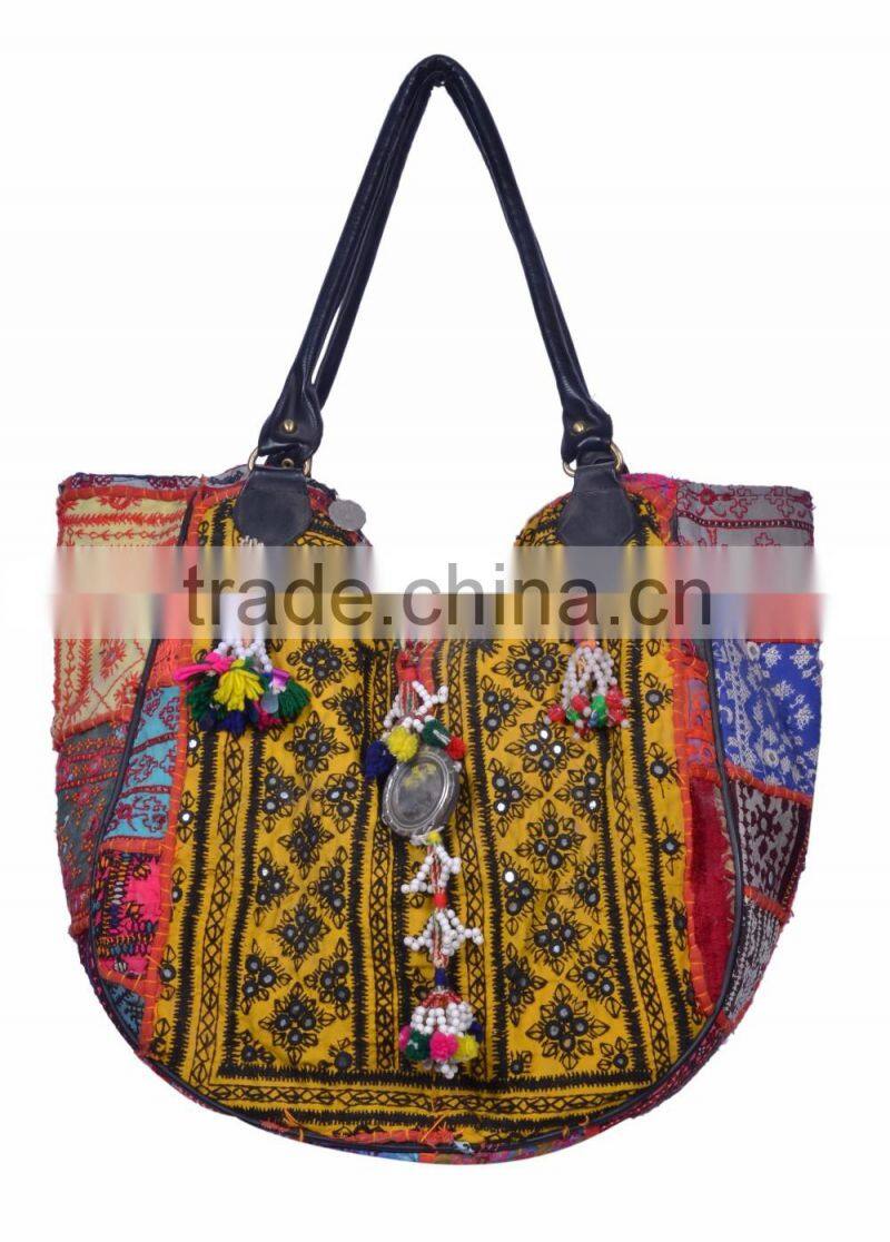Pakistani Banjara Short Handle Shoulder Bag