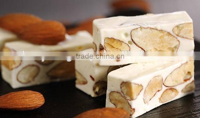 Nougat with nut production line, Nougat candy cutting machine,Nougat nuts forming machine