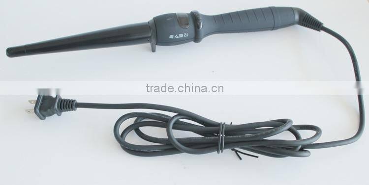 Hair styling curling iron LCD Hair curling wand