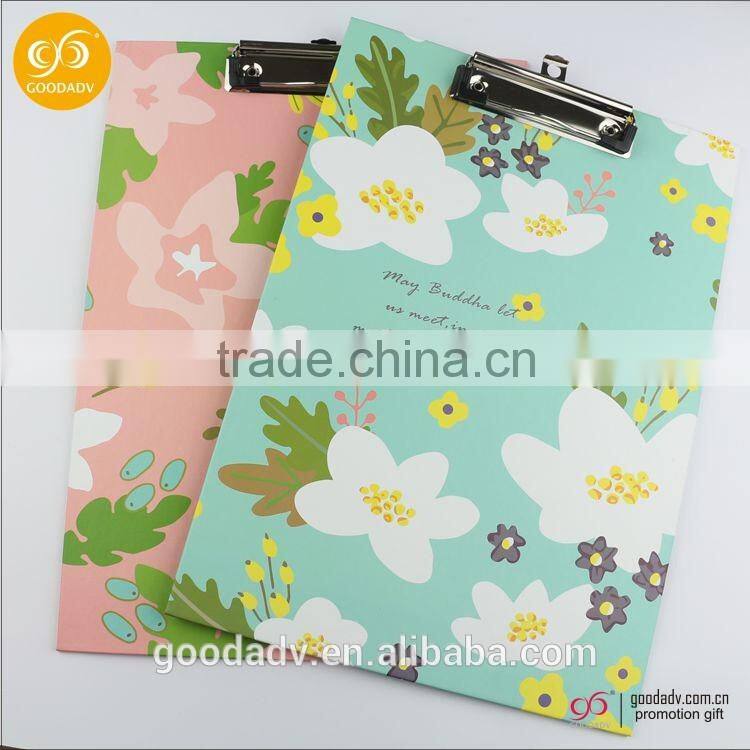 china supplier Wholesale A4 writing board clip file folder