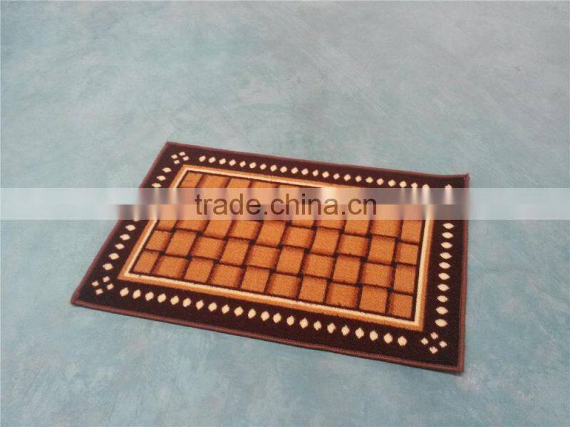 Loop pile door mat