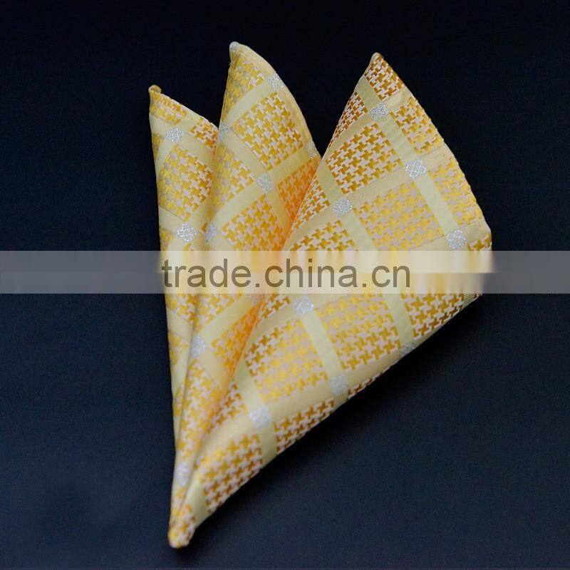 Fashion Novelty Design 100% Silk Pocket Squares