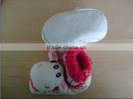 infant socks baby socks witn doll cotton super soft socks indoor warm socks