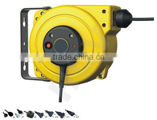Electrical Indurstrial Extension Cable Reel With Surger Protection And Cover