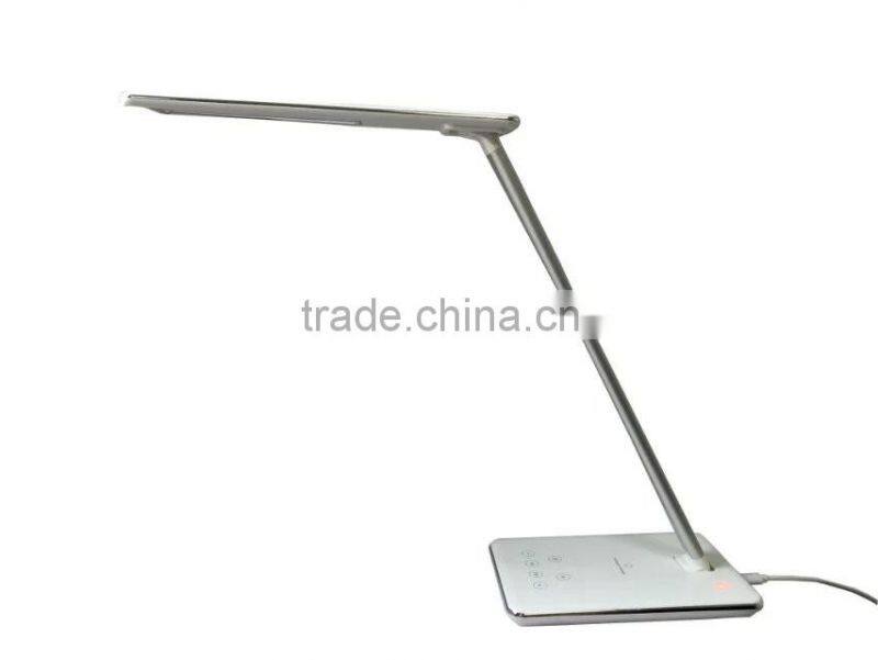 New arrived protect eyes LED desk lamp with wireless charger for iPhone 6 6s and Samsung s6
