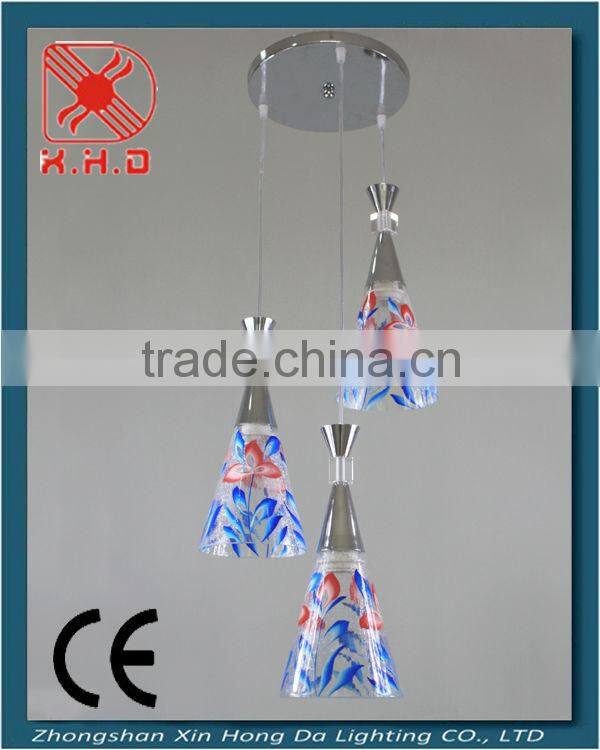 Having unique style for home modern glass dining light 71182/3