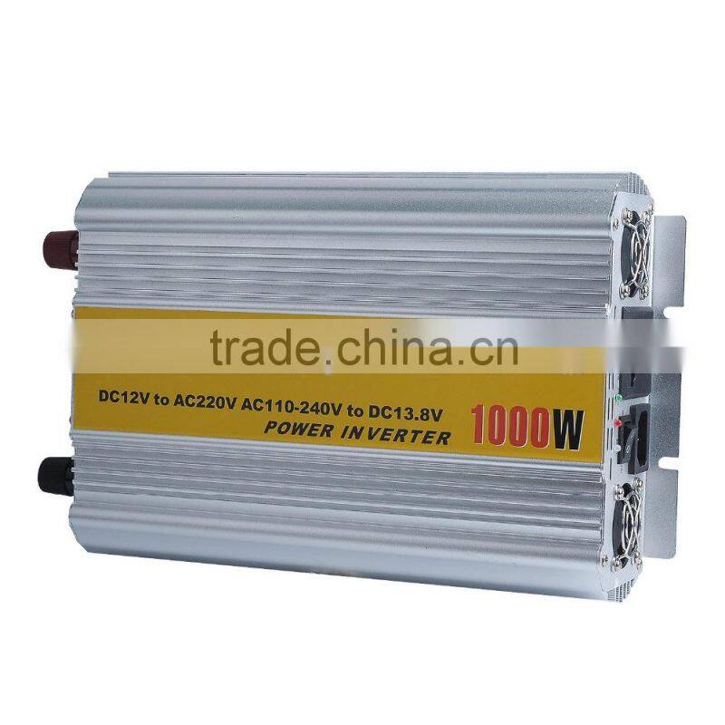 1000W power Inverter with charger,12V 220V