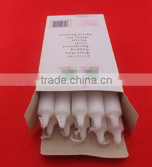 cheap Ghana market paraffin wax white candle from candle making supplier