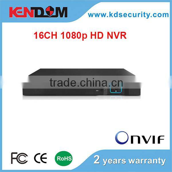 Kendom High Professional 1080P 16CH NVR Onvif NVR recording 16CH 1080P/ 8CH 5MP realtime Camera compatible with NVR Kit