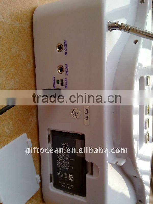 alarm control radio digital calendar clock MP3