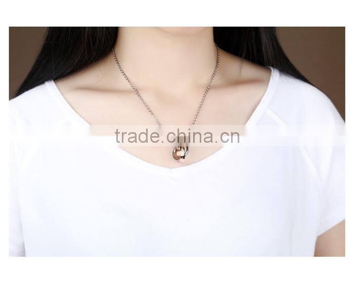 2016 wholesale fashion ring necklace in hot sale mens necklace