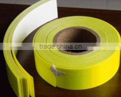 Super high intensity micro-prismatic reflective sheeting, wholesale fluorescent yellow reflective sheeting for safety signs