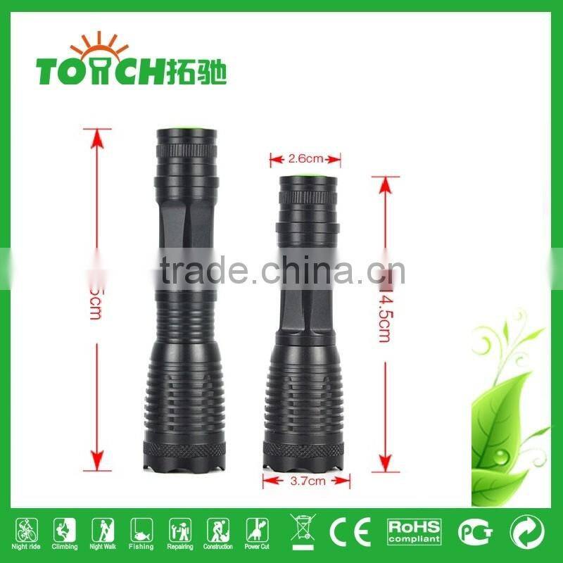 Bicycle Lights High Power Flashlight T6 LED Flashlight Zoomable Torch Waterproof 18650 lamp Flashlights