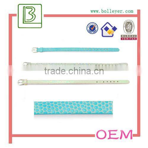 Wrap around thin leather bracelet for summer accessory