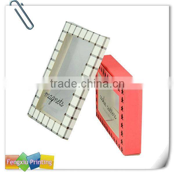Paperboard Packaging Box with Clear PVC Window