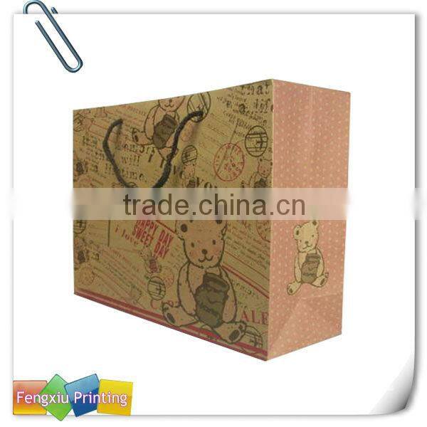 Charcoal Mini Handy Gift Kraft Paper Bag