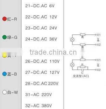 GD16-22FM CNGAD flashing buzzer with warning lamp