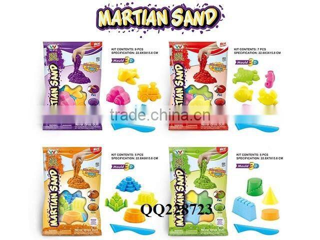 11PCS Kids DIY magic sand mold for gift, magic toy sand mold