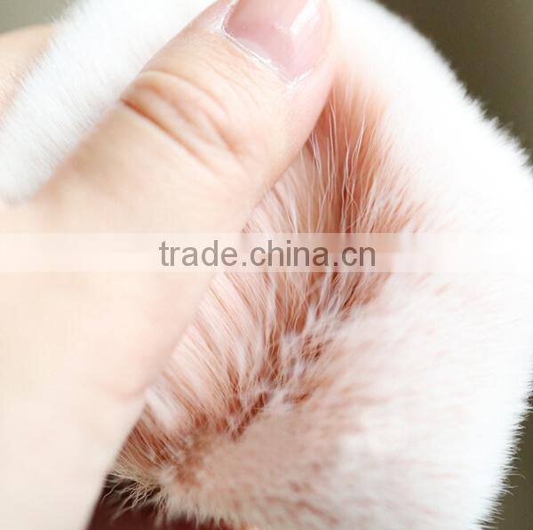 Face Flat Mini Kabuki Brush, Synthetic Hair Kabuki Brush with Pu bag