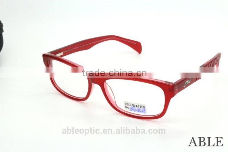 2015 hotselling Colored students acetate hand made spectacles optical frames eyewear eyeglasses