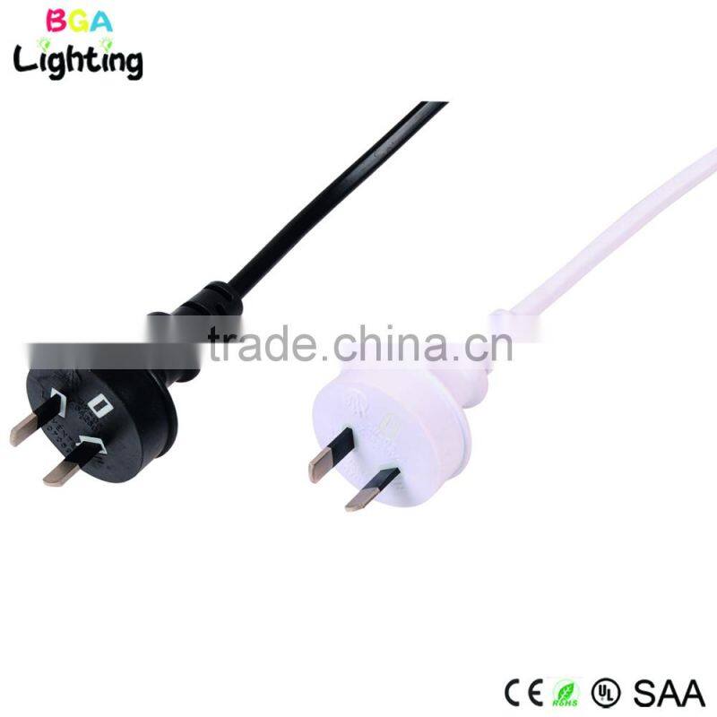 Weave copper braided wire with 2 male 1 femal plug SAA