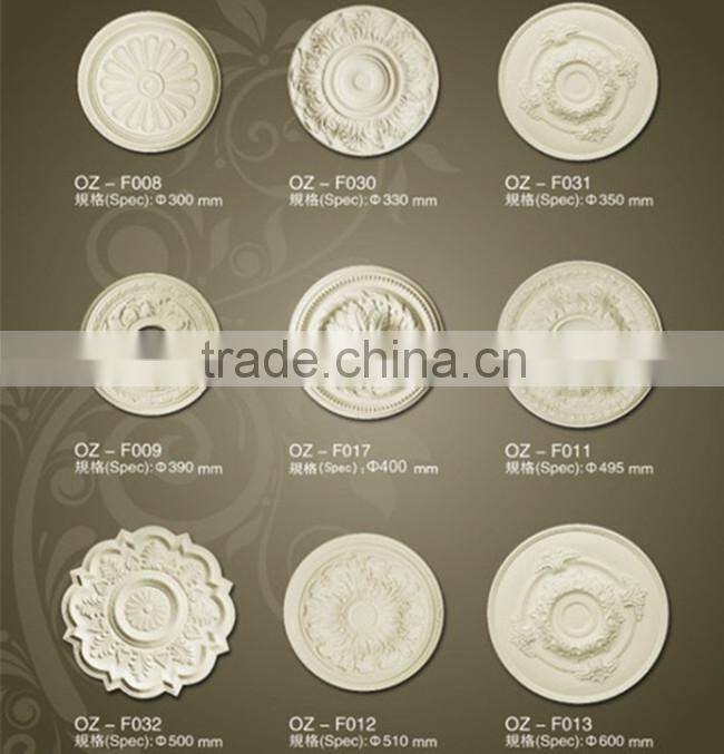 PU ceiling medallion tile,carved ceiling medallion