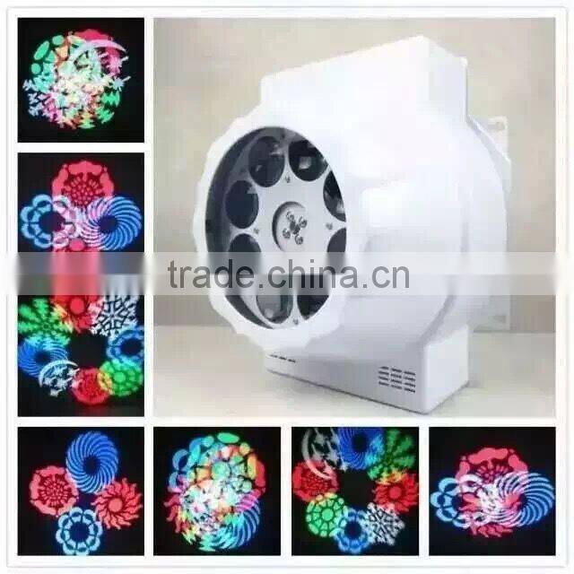 8 gobo led disco party light