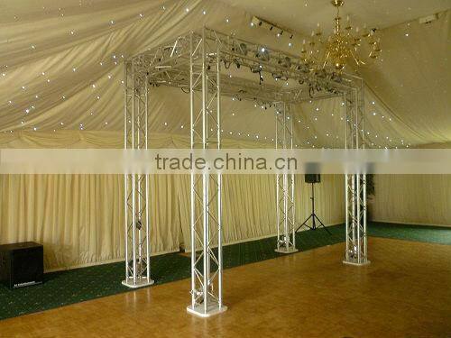 heavy steel structural truss buildings arch lighting truss shows connector for aluminum truss