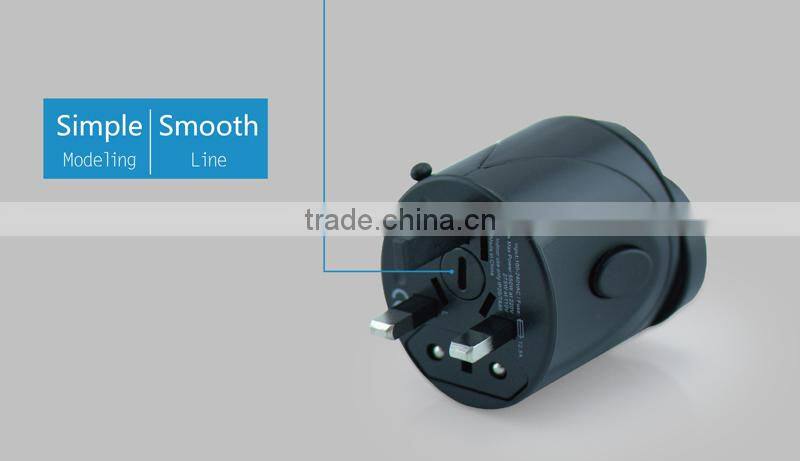 GENJOY Cute uk multi travel adapter plug for Android System Moblephone