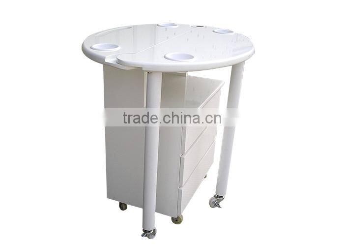 Very stable and durable salon furniture cheap manicure tables