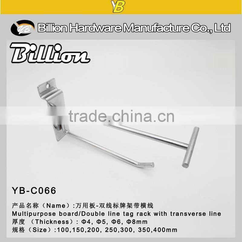 Supermarket plastic tag price tag display hook price tag