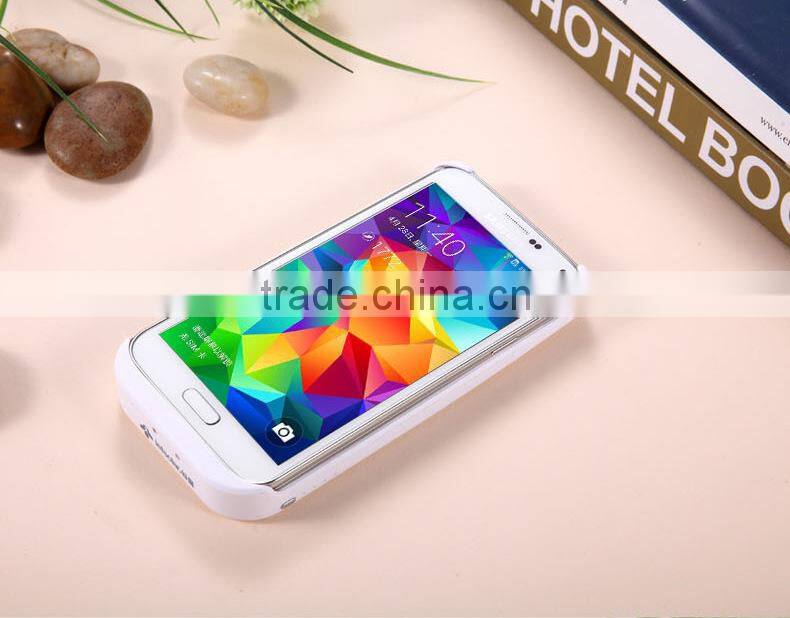 Private model solar battery case for Sam sung S5, portable wireless power bank, high quality wireless charger with custom logo
