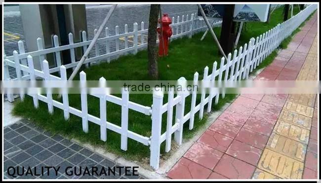 White UV-PVC villa fence/vinyl fence for garden