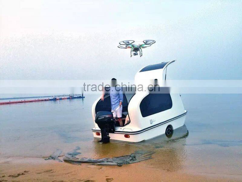 Fiberglass pontoons for pontoon boats