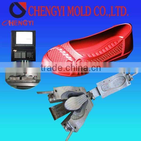 2014 fashion pvc air blowing women shoes mould
