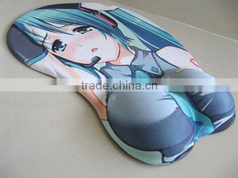 Customized 3D gel breast mouse pad