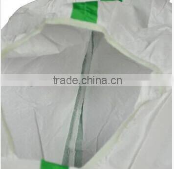 Non woven overall with elastic hood anti-dust anti- chemical splash waterproof working clothes